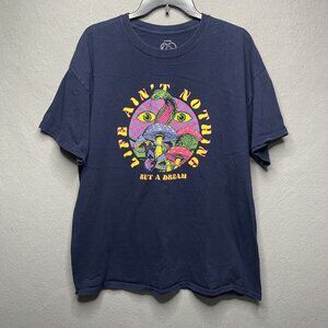 12 oz Soda Psychedelic Graphic Tee "Life Aint Nothing But A Dream" X-Large